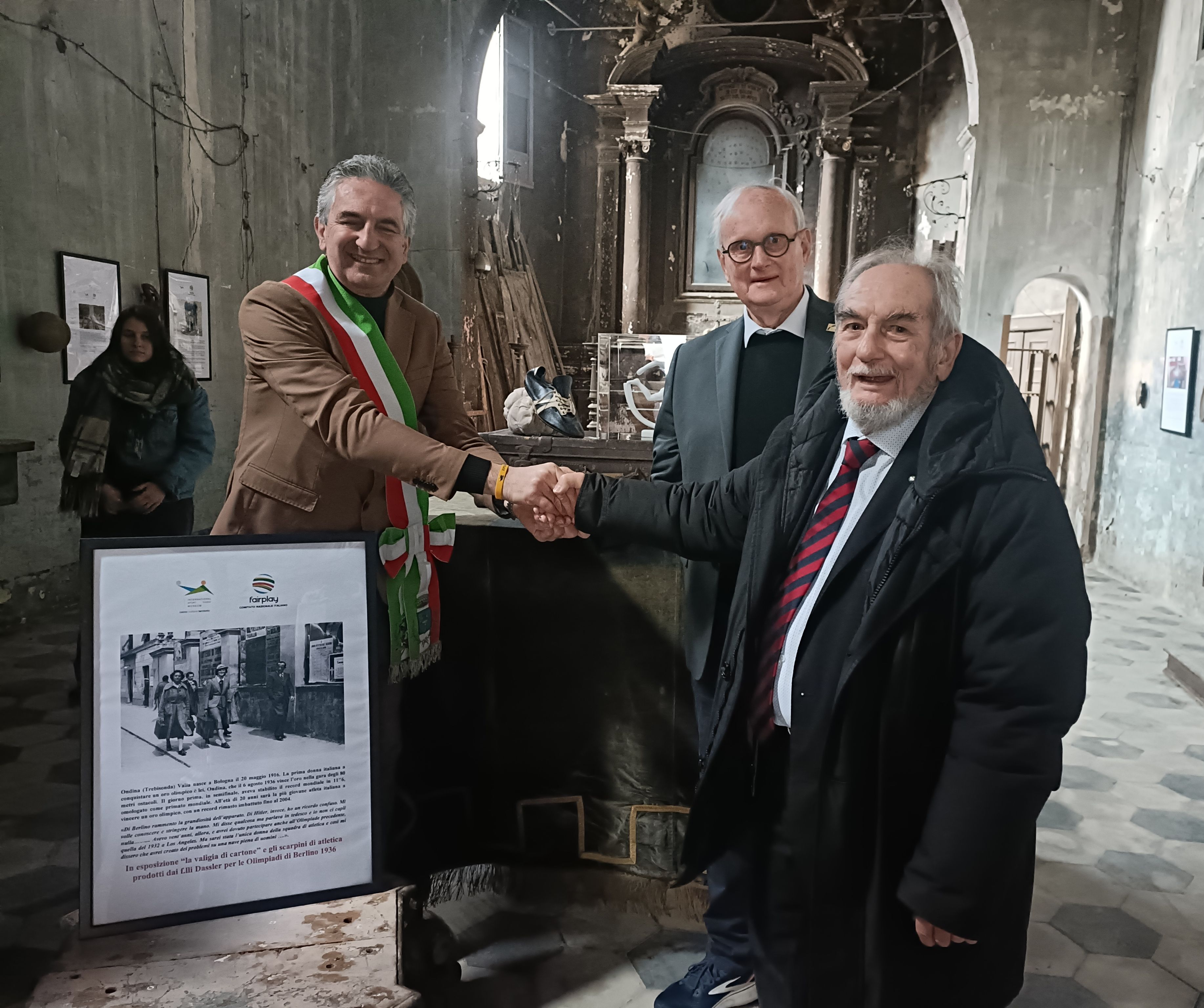 Da sx Renato Mariotti, Philippe Housiaux, Ruggero Alcanterini