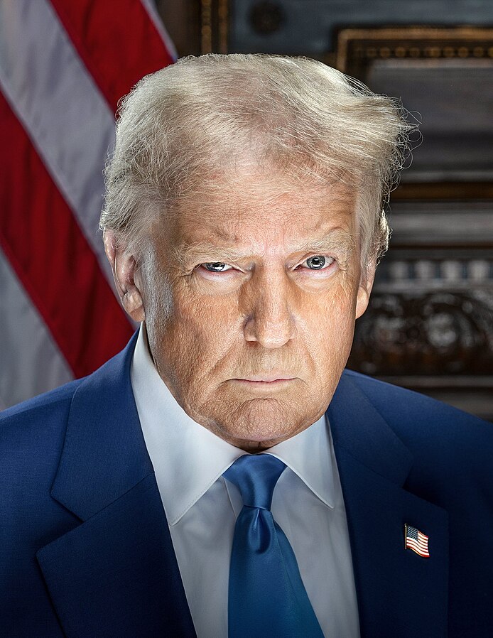 Donald Trump official portrait, 2025